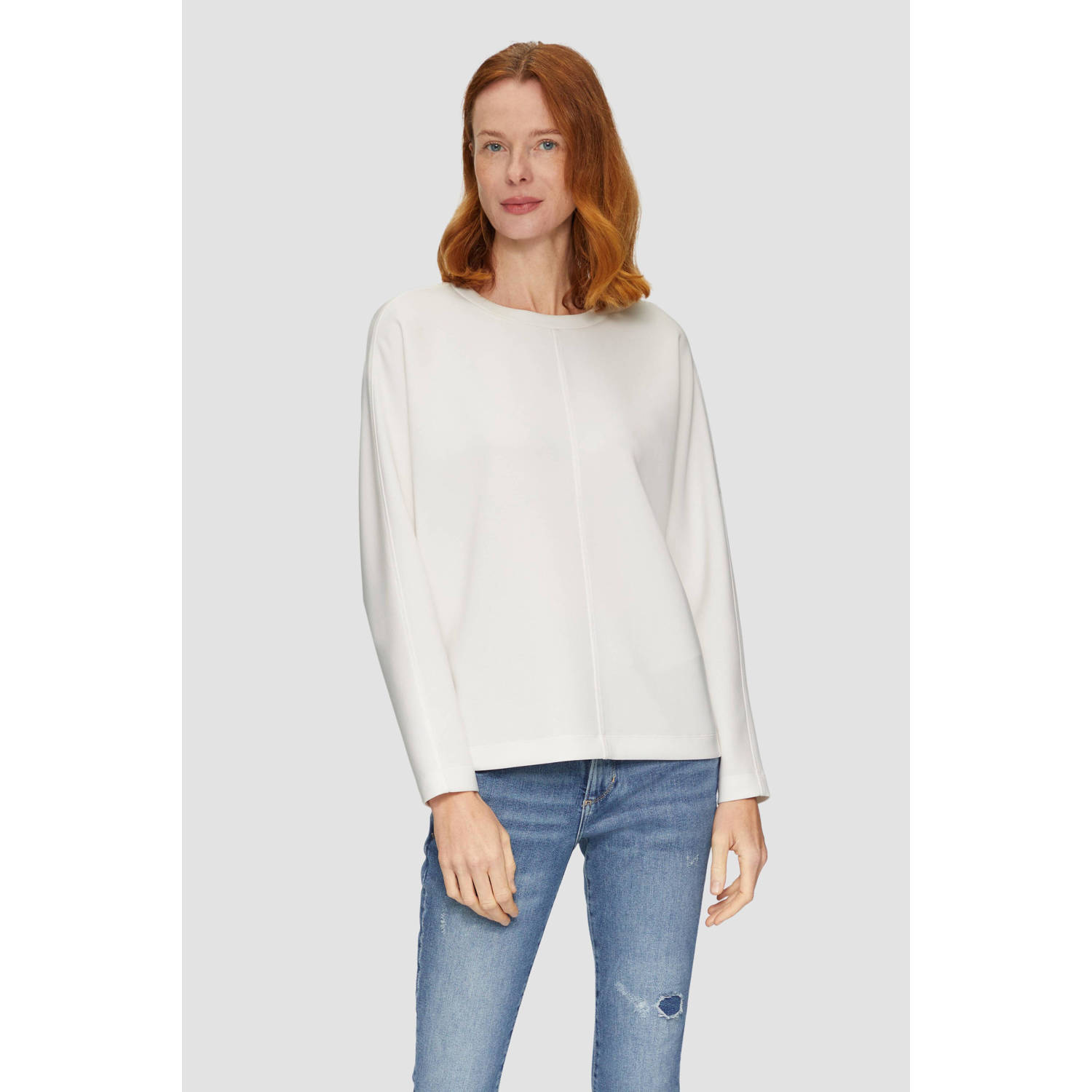 S.Oliver RED LABEL Sweatshirt met deelnaden