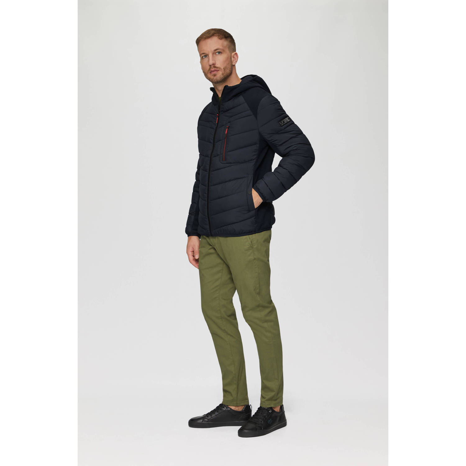 s.Oliver gewatteerde jas donkerblauw