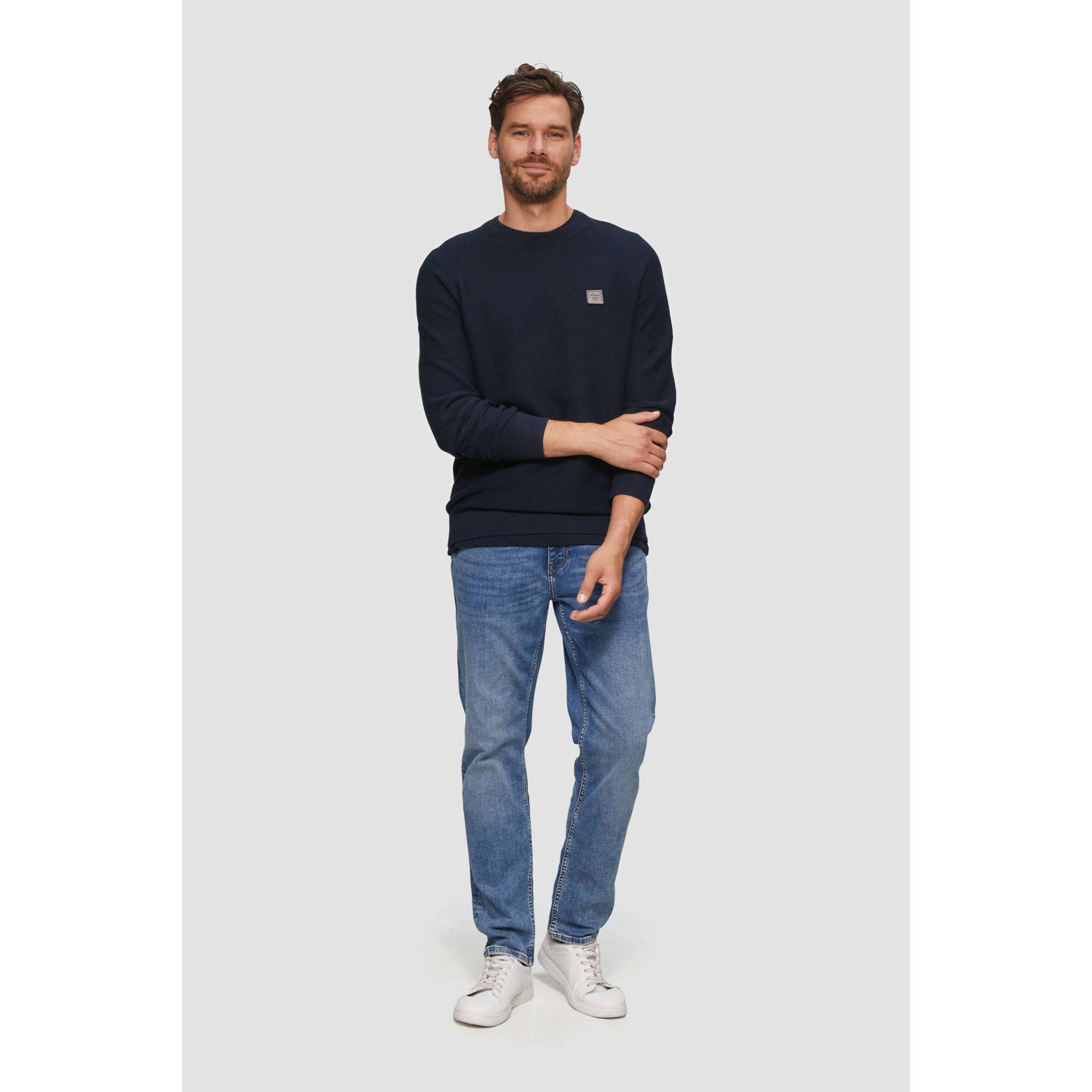 S.Oliver RED LABEL Gebreide pullover met ribboorden