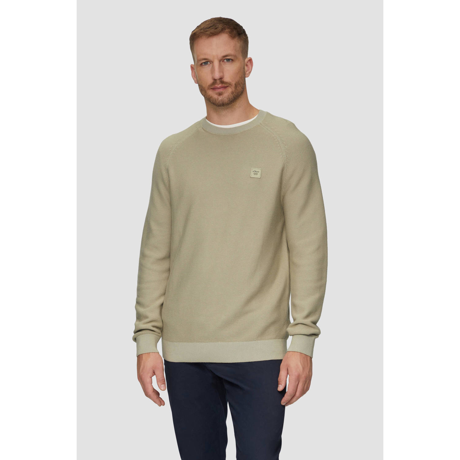 S.Oliver RED LABEL Gebreide pullover met ribboorden
