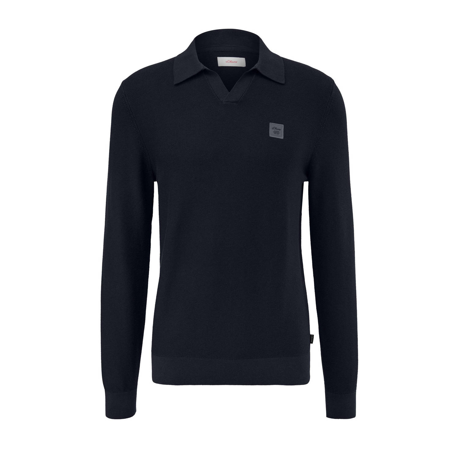 s.Oliver gebreide trui donkerblauw