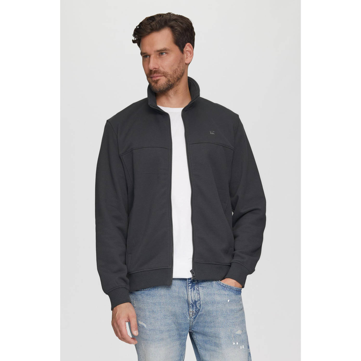 S.Oliver RED LABEL Sweatjack met opstaande kraag