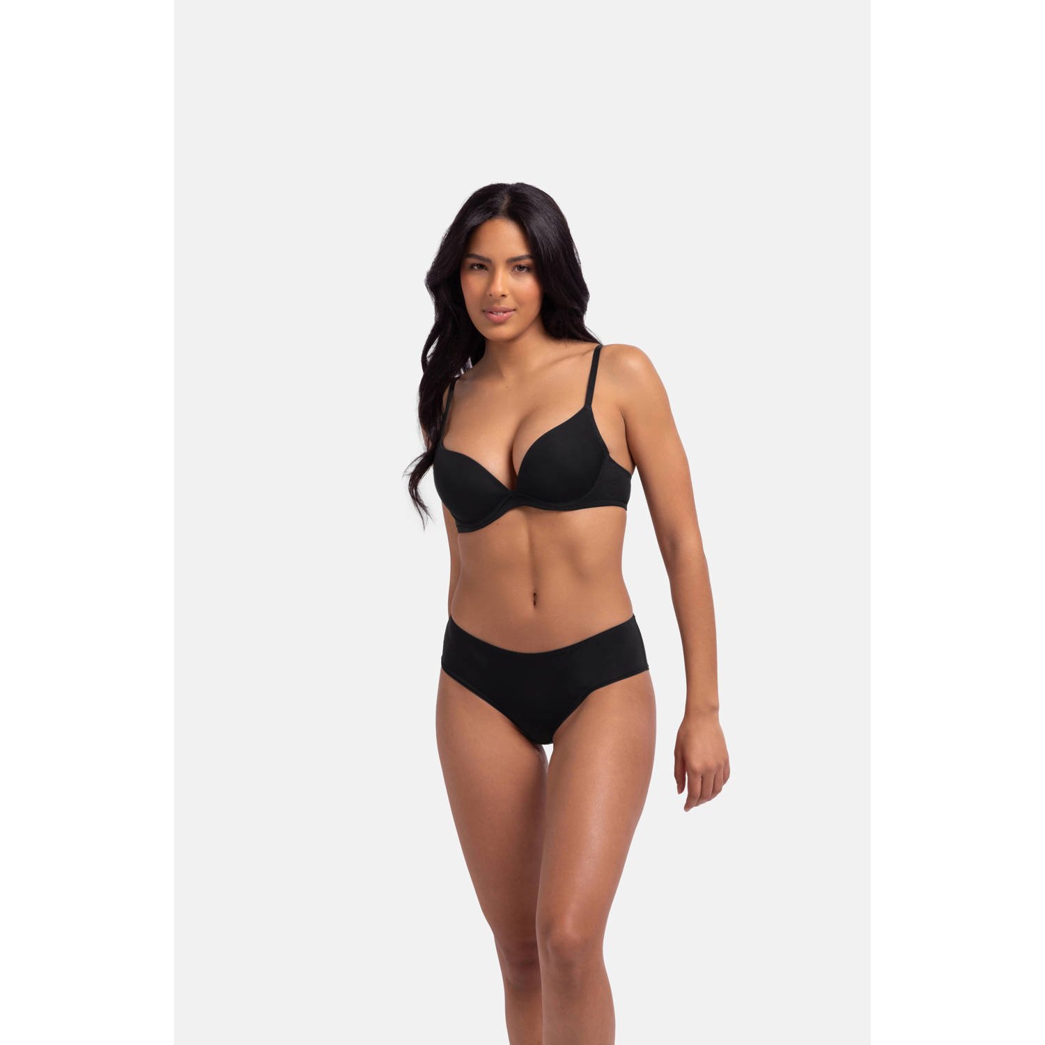 Dorina hipster Nadia (set van 2) oudroze zwart