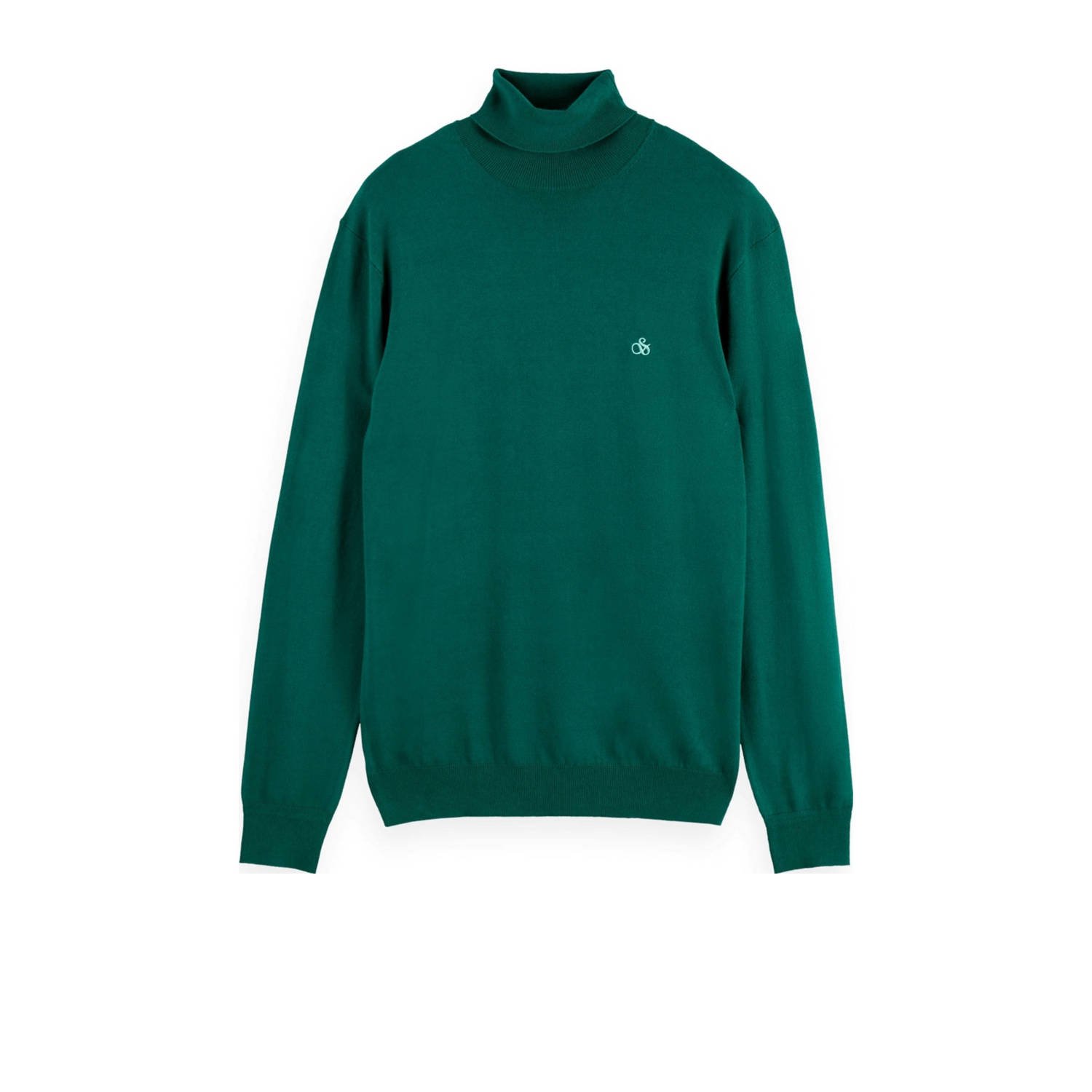 SCOTCH & SODA Heren Truien & Vesten Turtleneck Viscose Sweater Groen