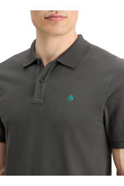 thumbnail: Scotch & Soda regular fit polo met logo dark grey