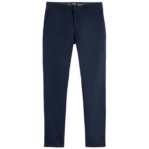 Scotch & Soda regular slim fit chino Stuart navy afbeelding