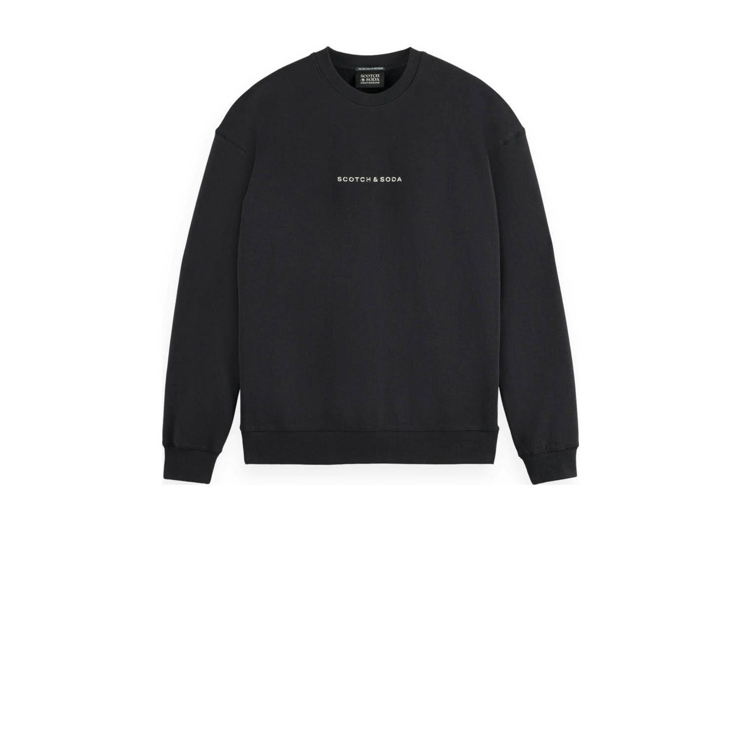 Scotch & Soda Front Chest Logo Sweater Heren