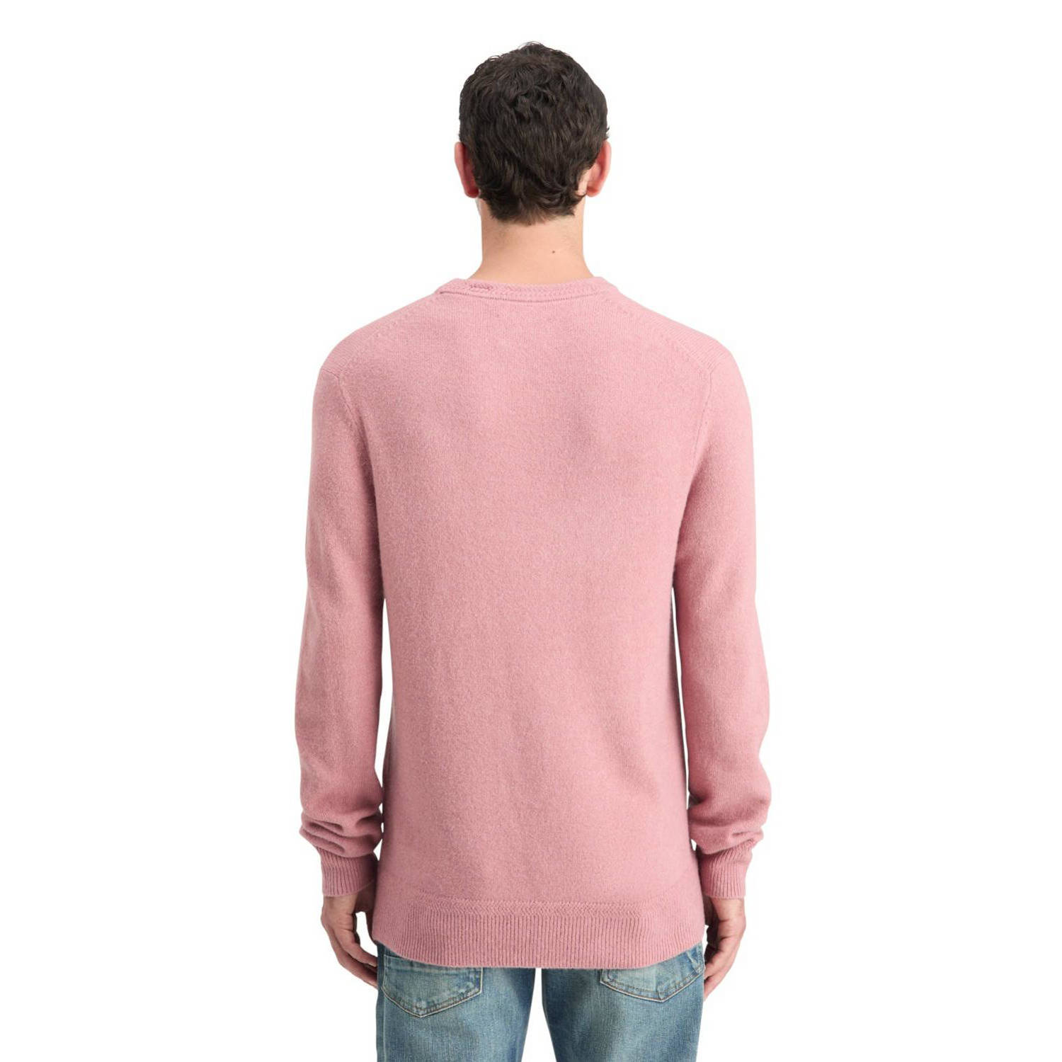 Scotch & Soda wol pullover roze
