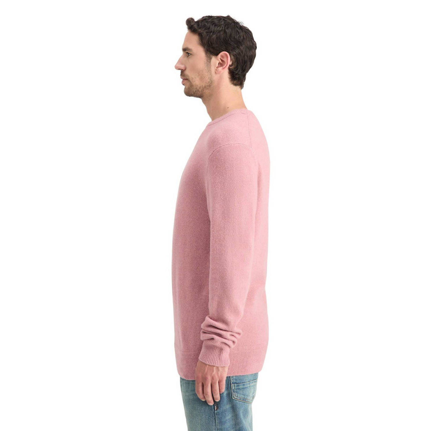 Scotch & Soda wol pullover roze