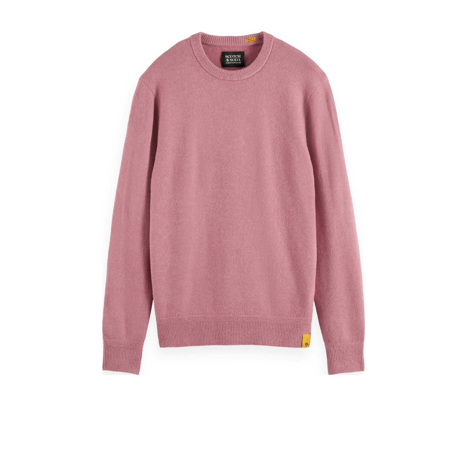 Scotch & Soda Regular fit gebreide pullover met ronde hals
