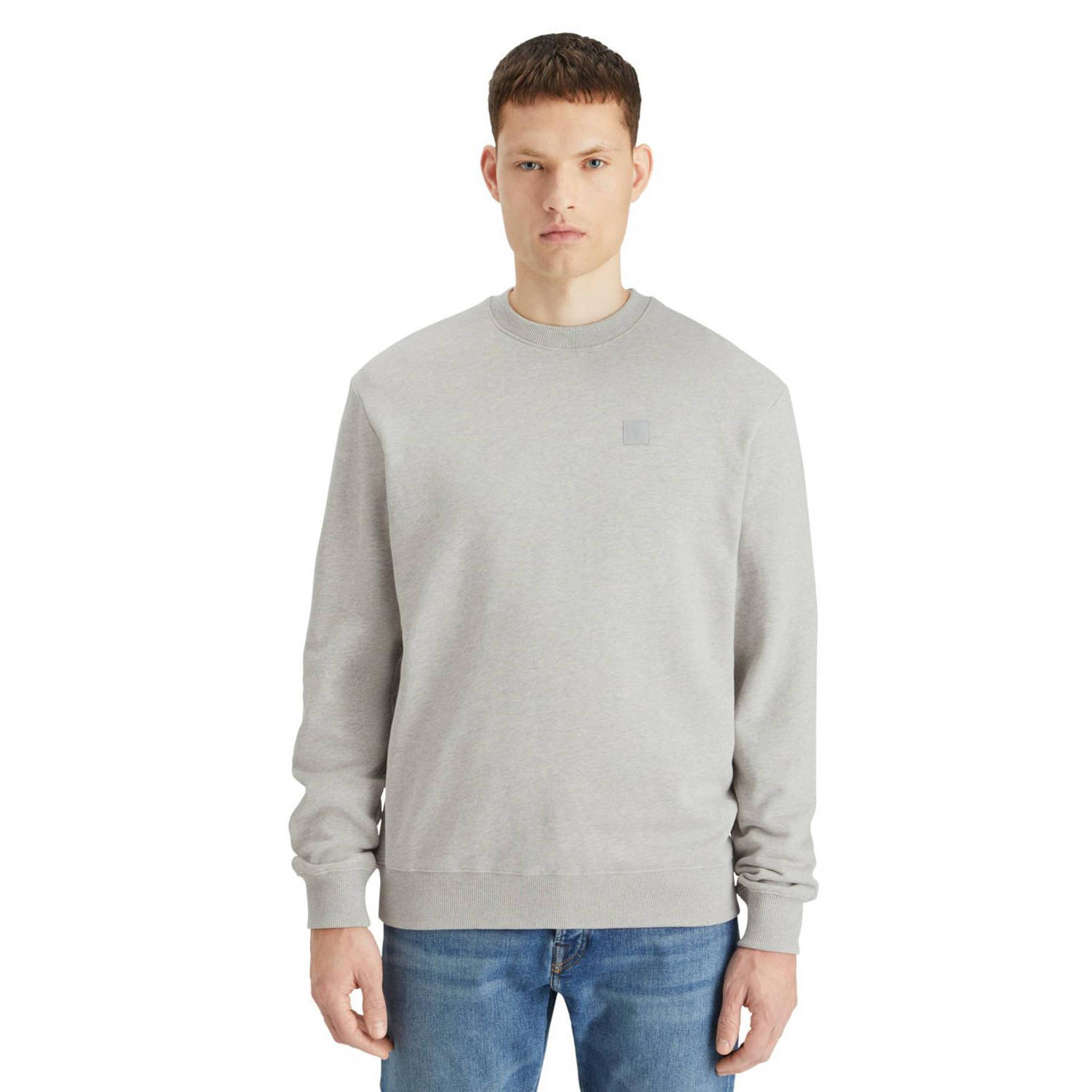 Scotch & Soda sweater grijs melange