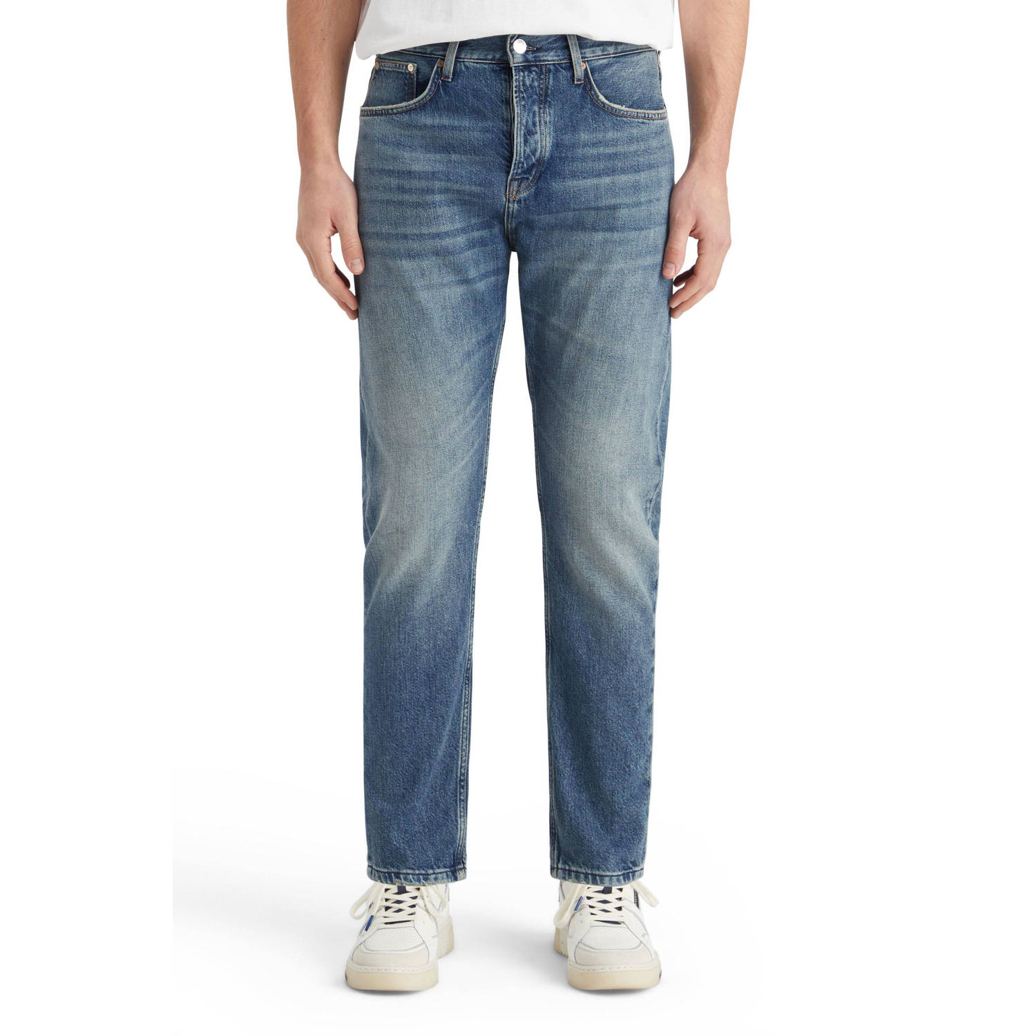 Scotch & Soda tapered fit jeans Dean medium blue denim