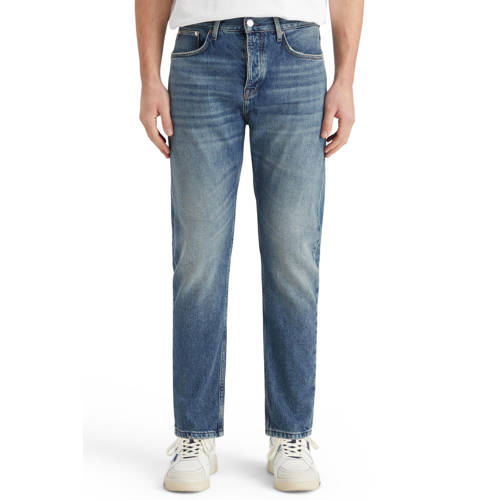 Scotch & Soda tapered fit jeans Dean medium blue denim afbeelding