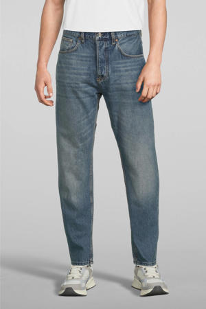 tapered fit jeans Dean medium blue denim