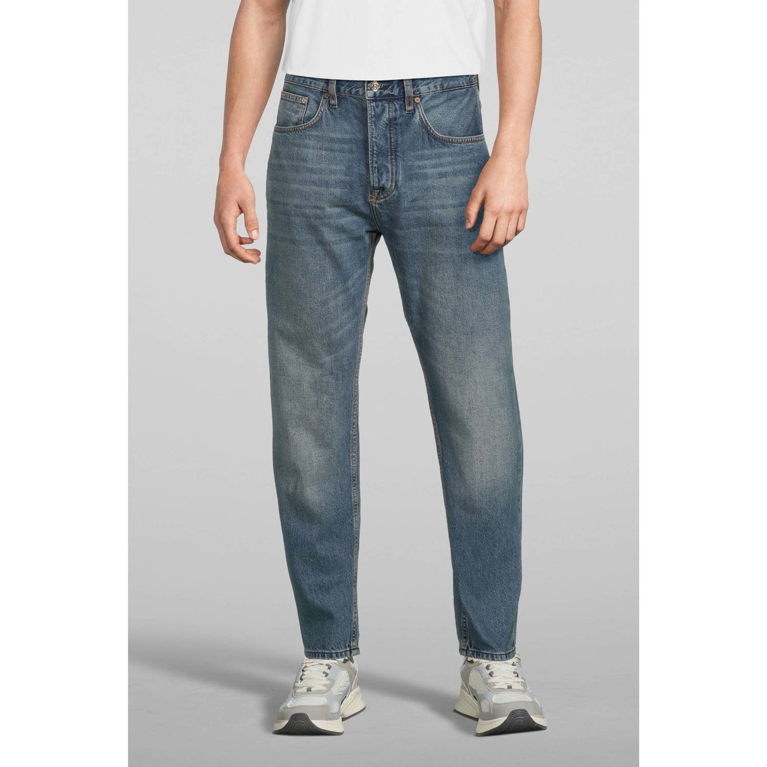 Scotch & Soda tapered fit jeans Dean medium blue denim