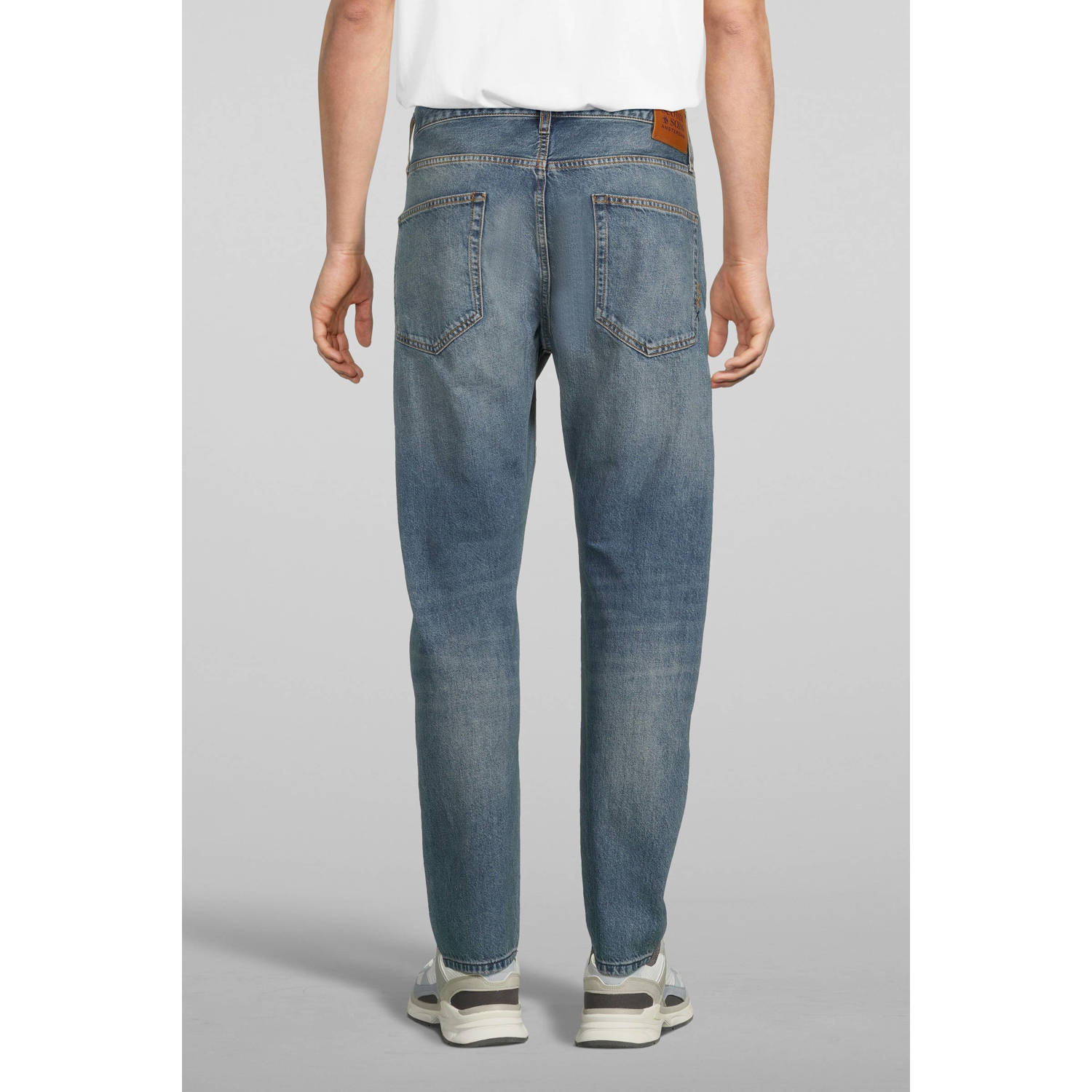 Scotch & Soda tapered fit jeans Dean medium blue denim