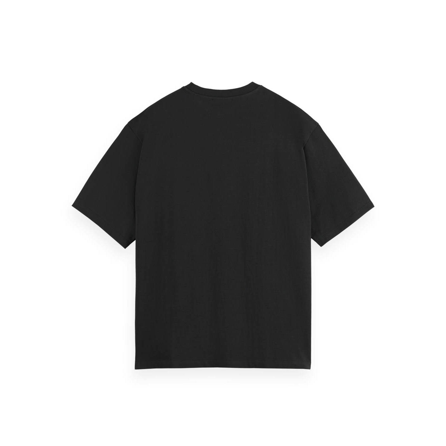 Scotch & Soda oversized T-shirt zwart