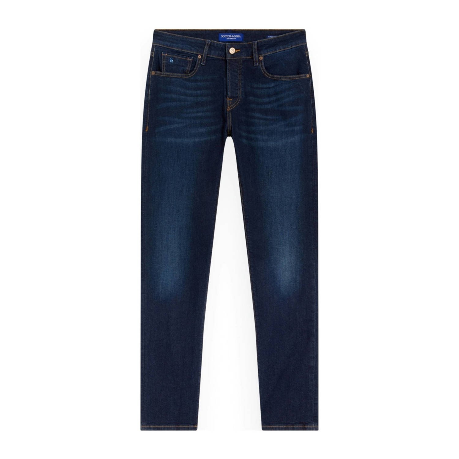 SCOTCH & SODA Heren Jeans Core Ralston Regular Slim Jeans Zwart