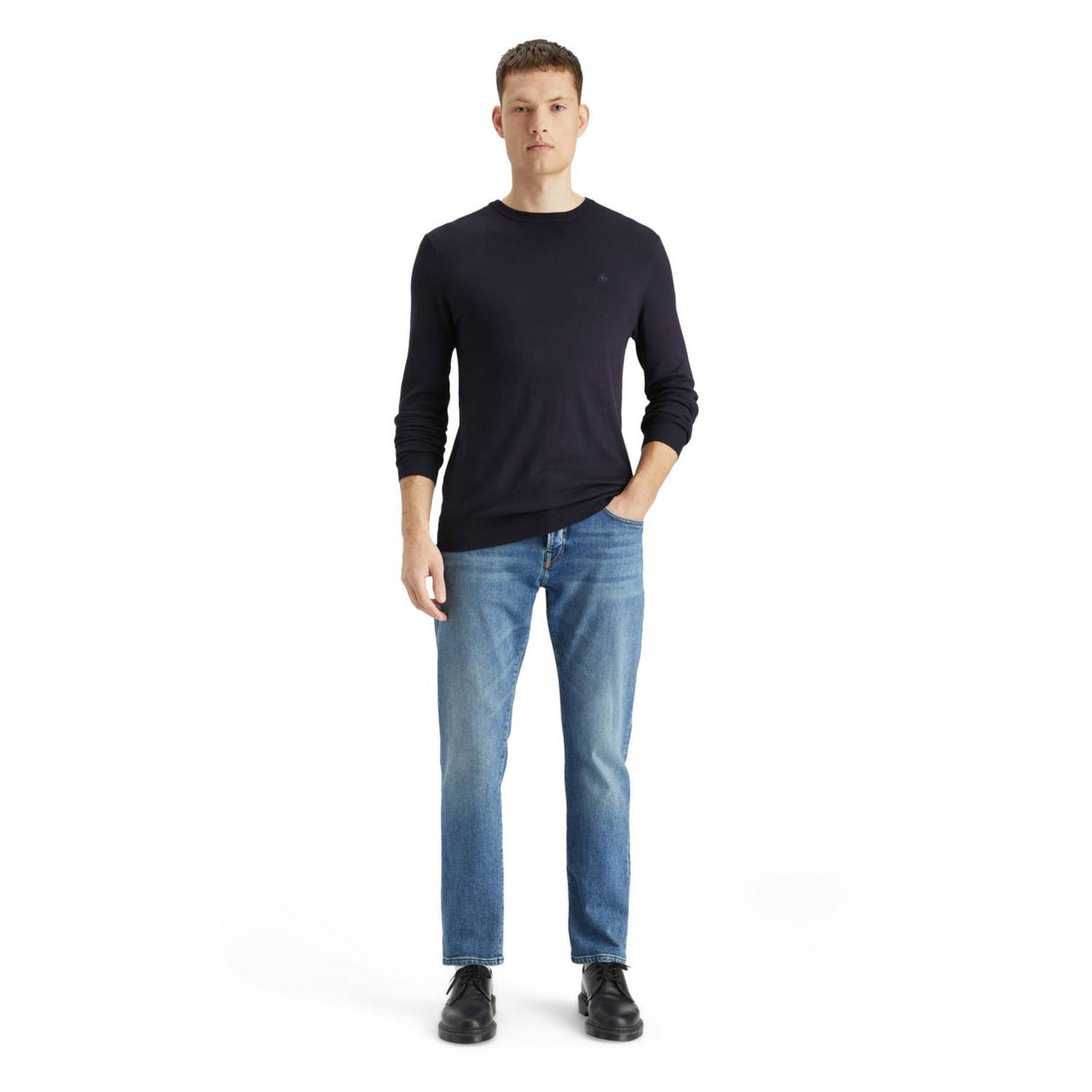Scotch & Soda pullover donkerblauw