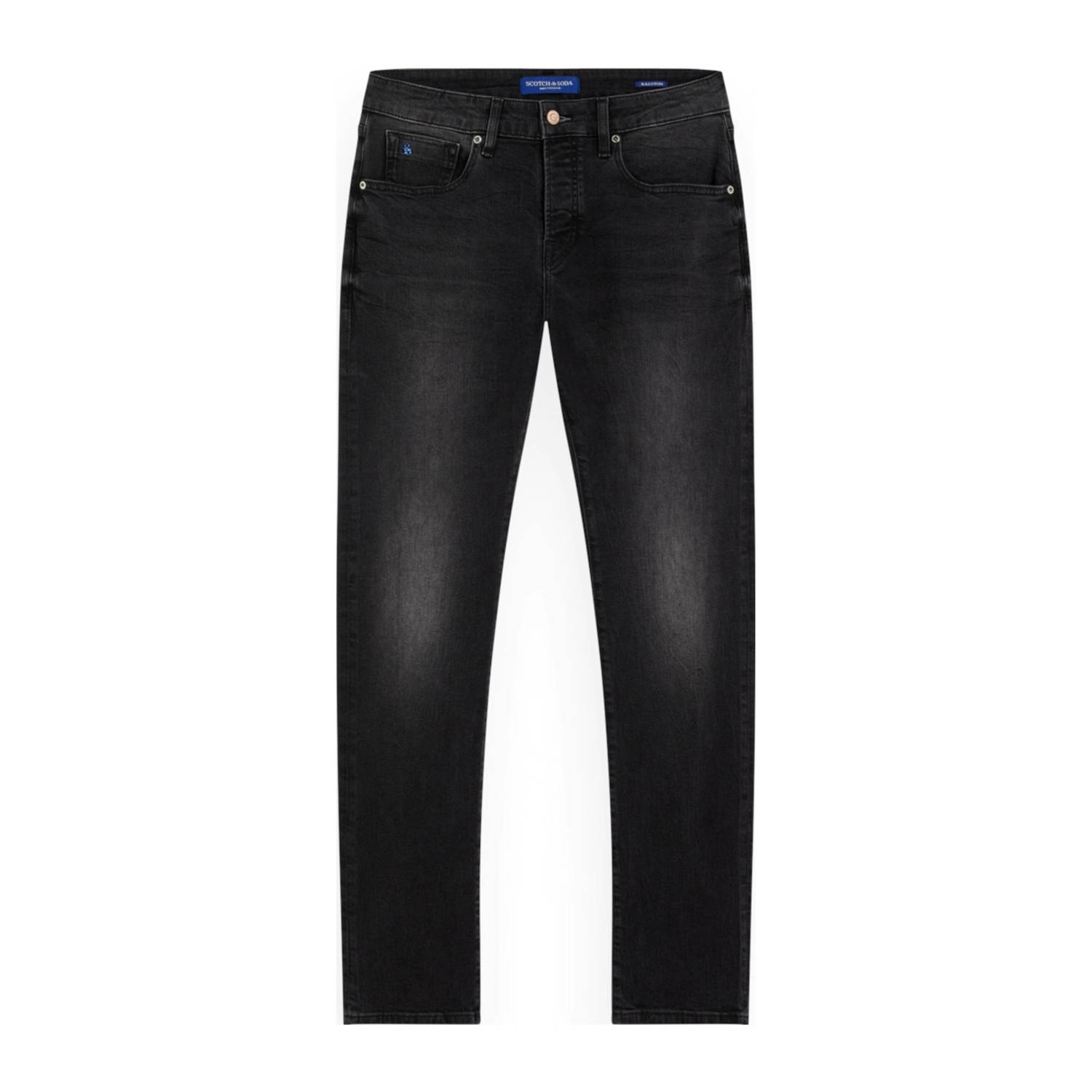 Scotch & Soda Zwarte Slim Fit Core Ralston Jeans Black Heren