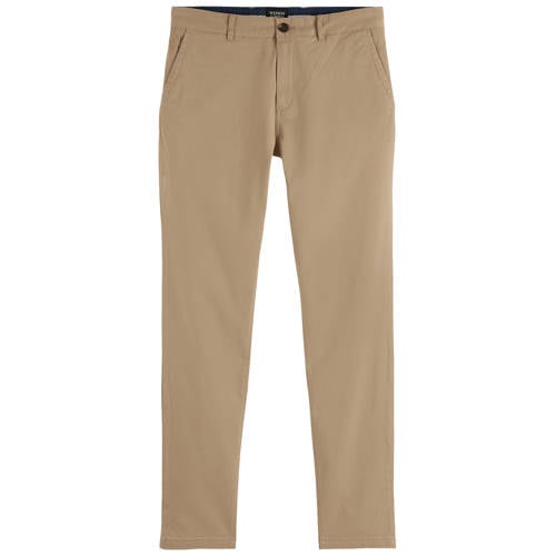 Scotch & Soda regular slim fit chino Stuart medium beige afbeelding