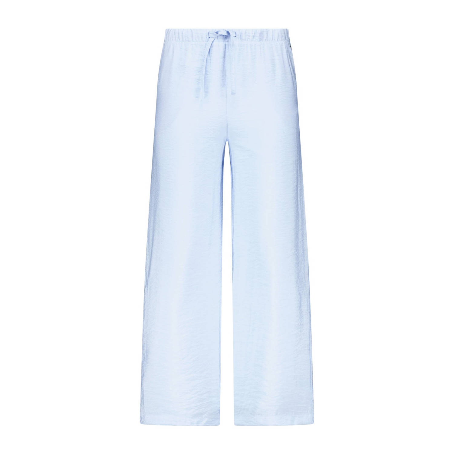 America Today wide leg broek babyblauw Meisjes Viscose Effen 122 128