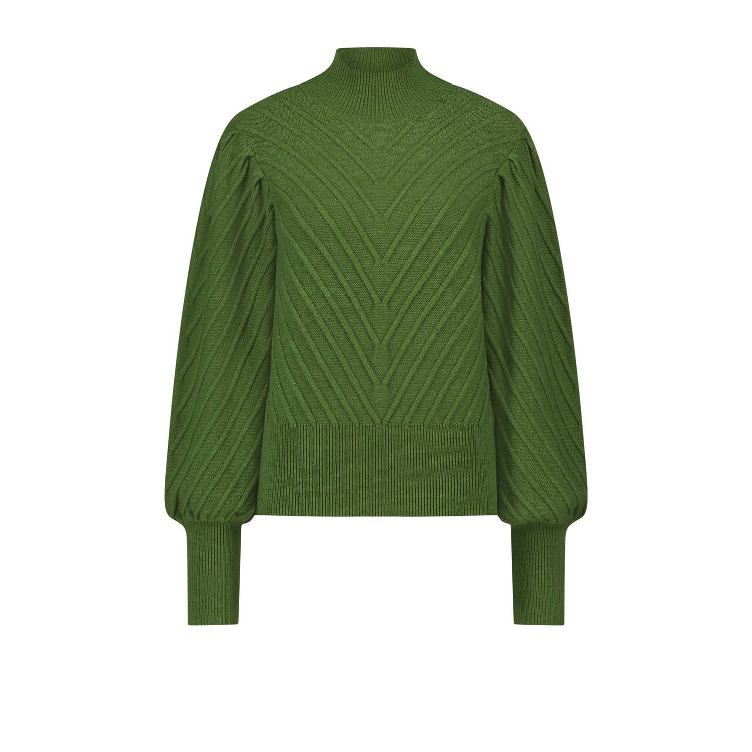 Tramontana V-Detail Trui Pullover Green Dames