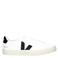 Veja Campo leren sneakers wit/zwart