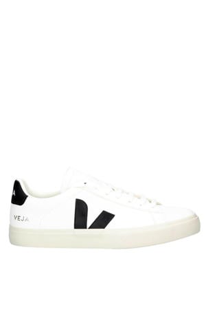 Campo leren sneakers wit/zwart