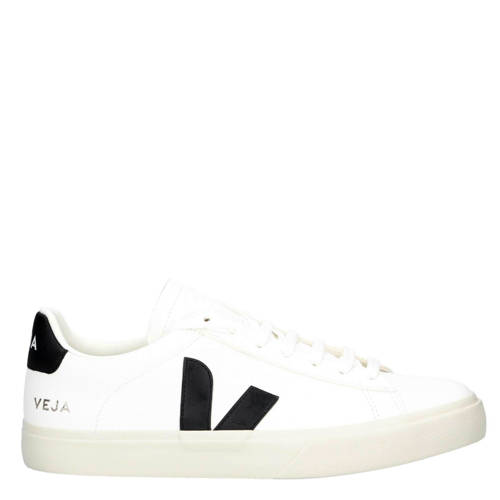 Veja Campo leren sneakers wit/zwart afbeelding