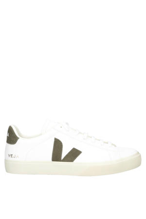 Campo  leren sneakers wit/kaki