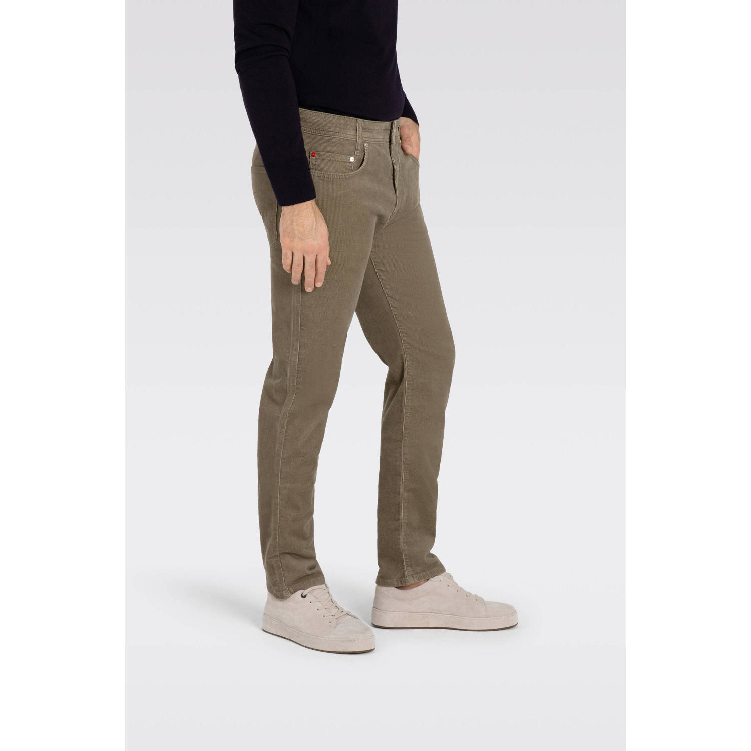 MAC modern fit broek lichtbruin