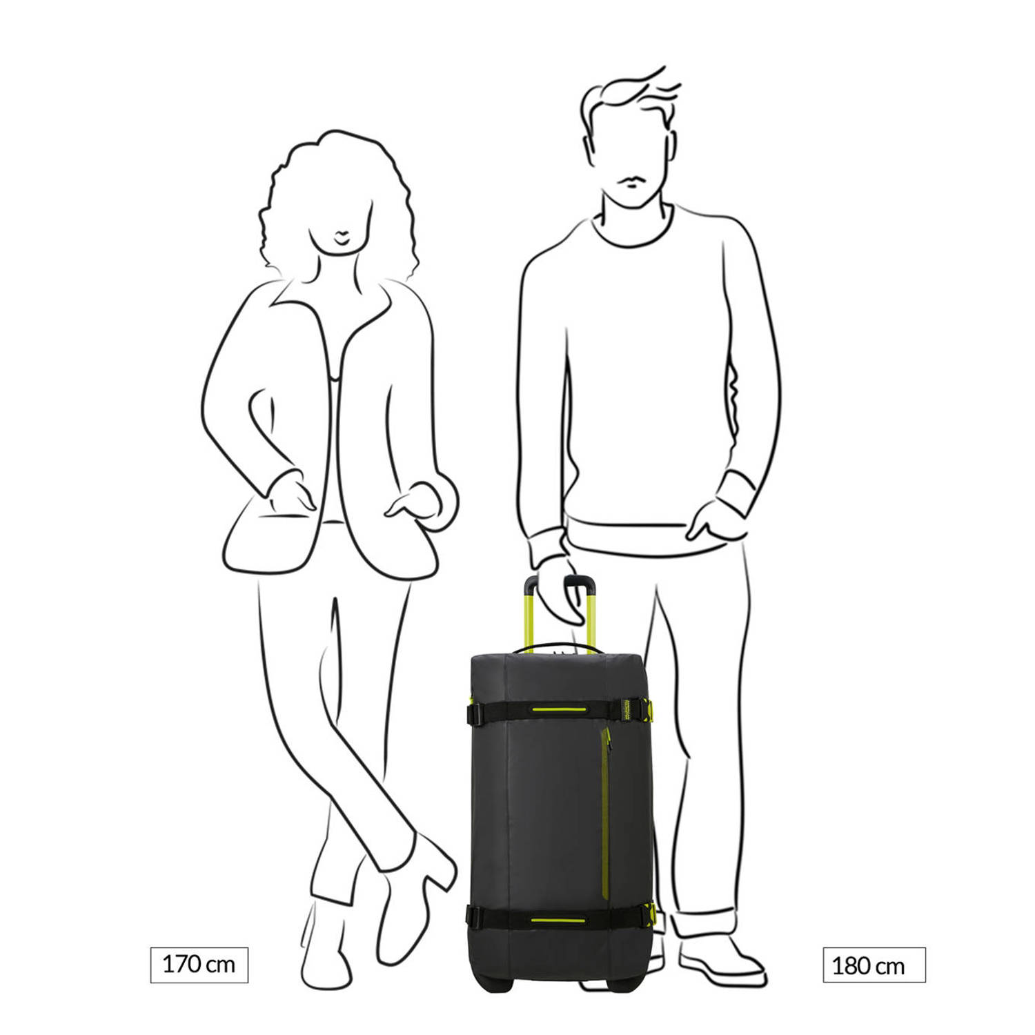 American Tourister reistas Urban Track Duffle M zwart