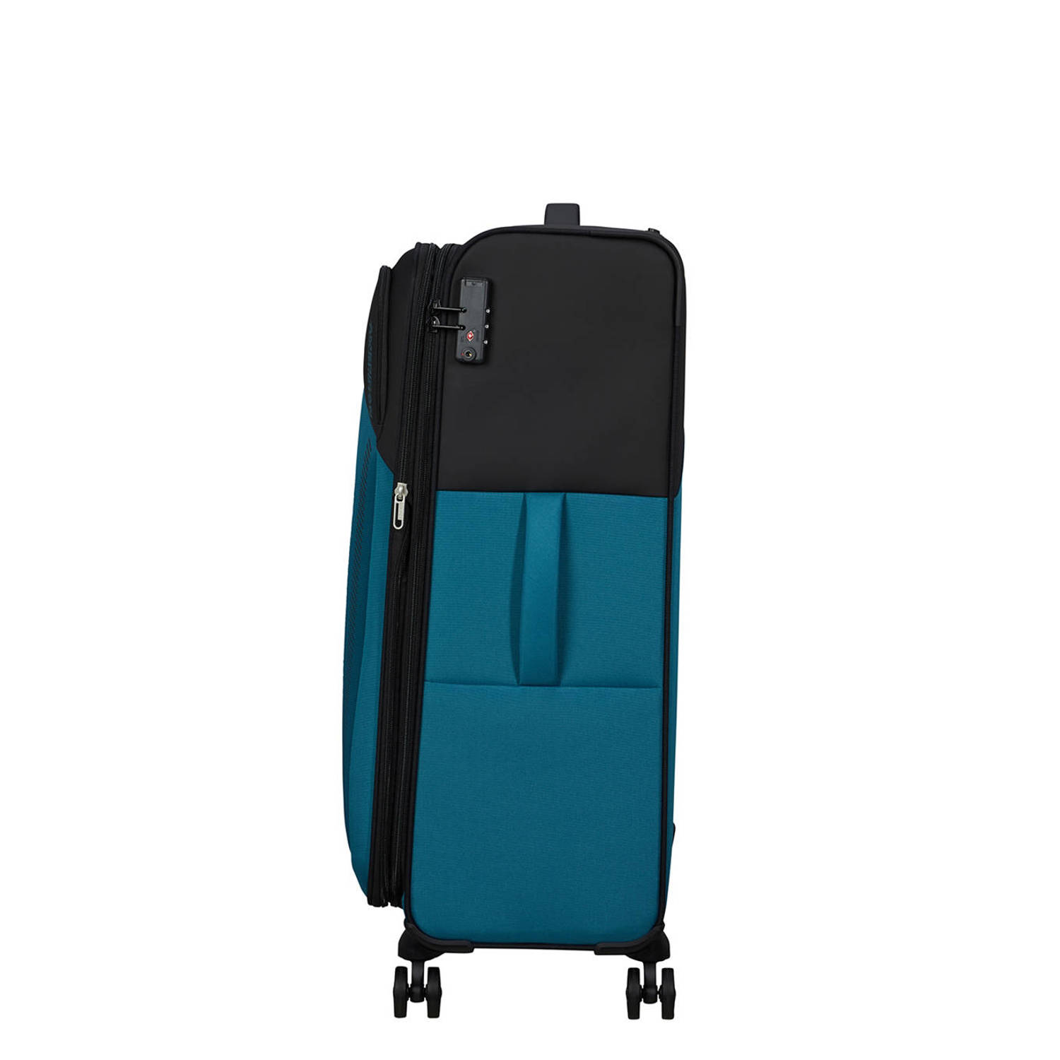 American Tourister trolley Daring Dash 77 cm. Expandable blauw zwart