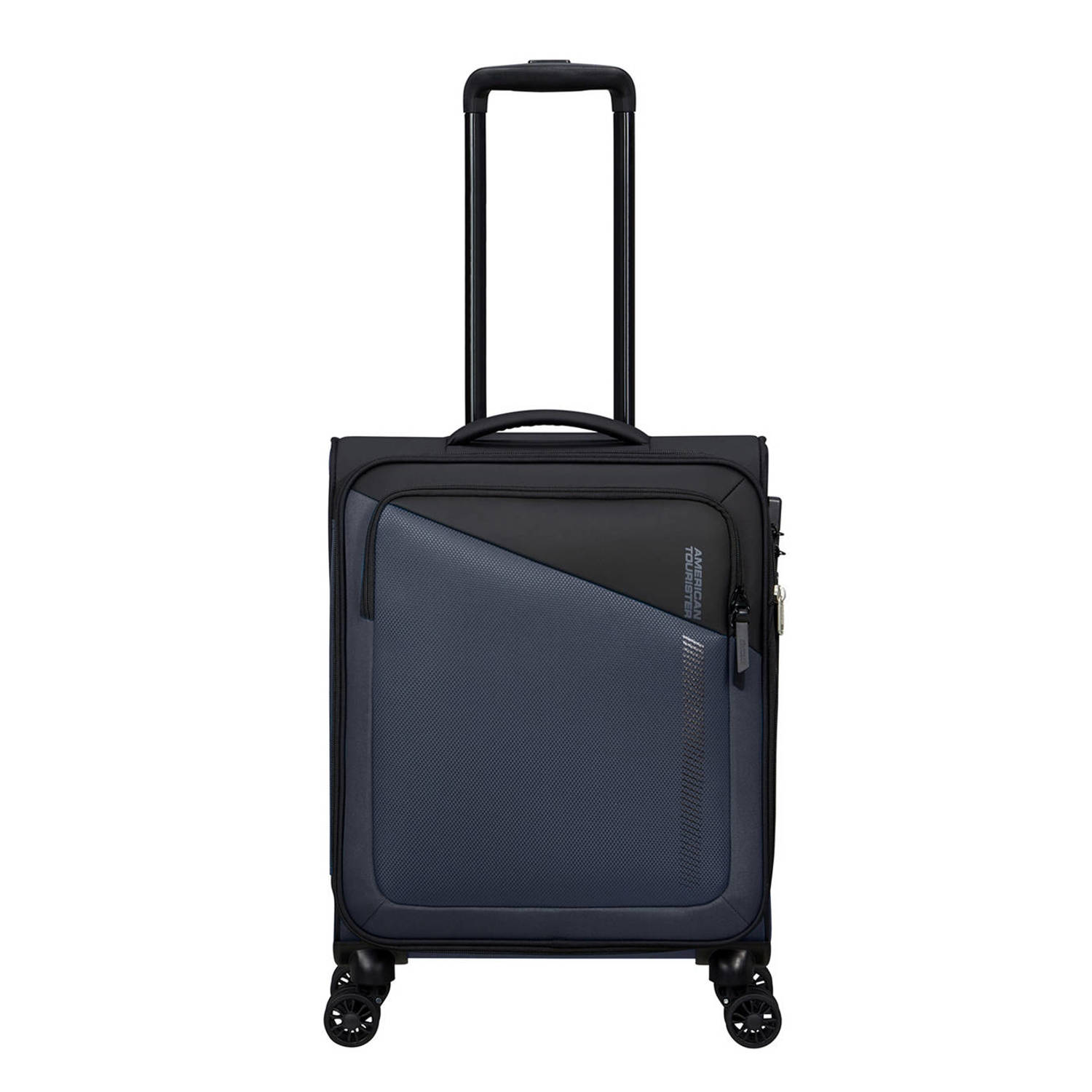 American Tourister trolley Daring Dash 55 cm. Expandable zwart grijs