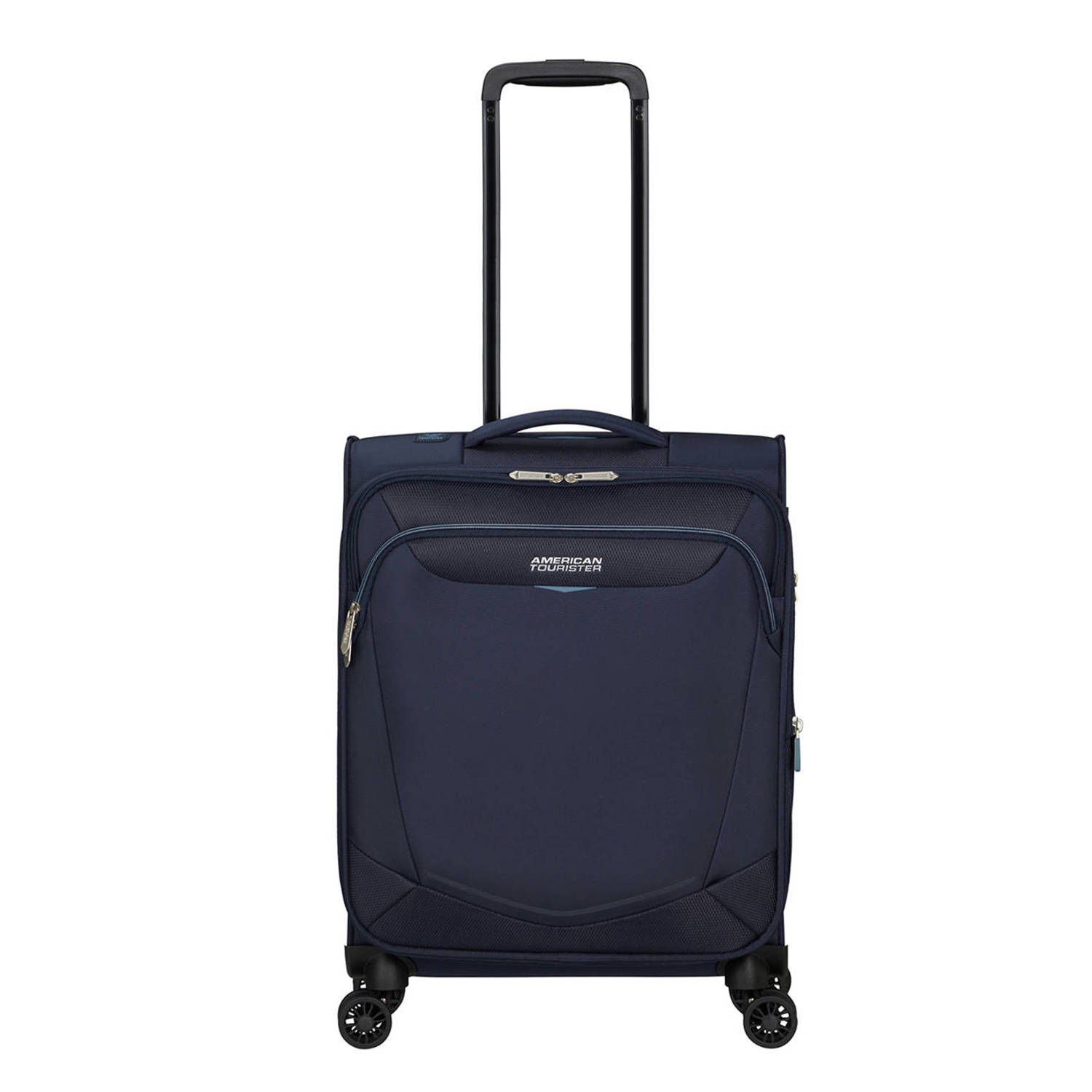 American Tourister trolley Summerride 55 cm. Expandable donkerblauw