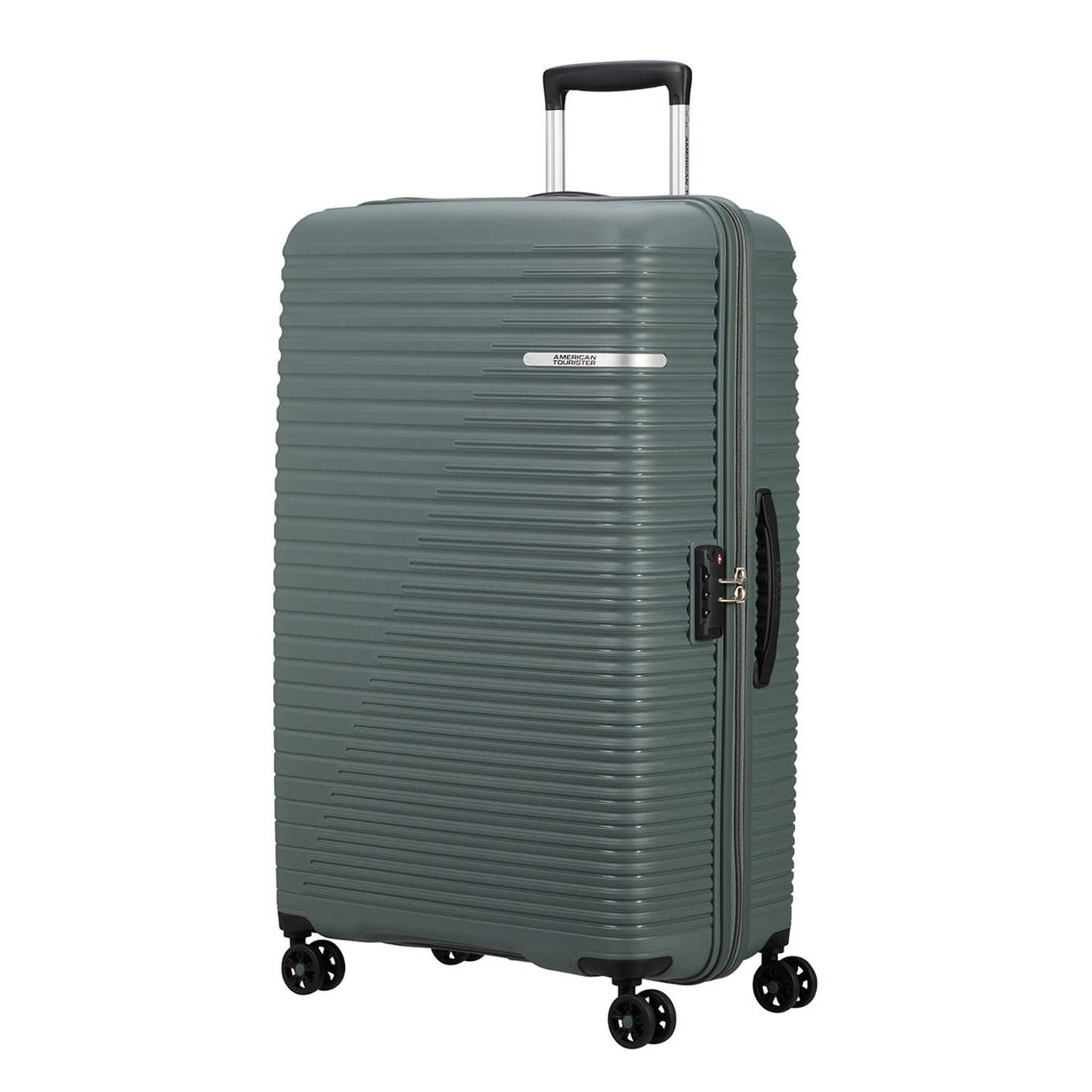 American Tourister trolley Liftoff 79 cm. olijfgroen