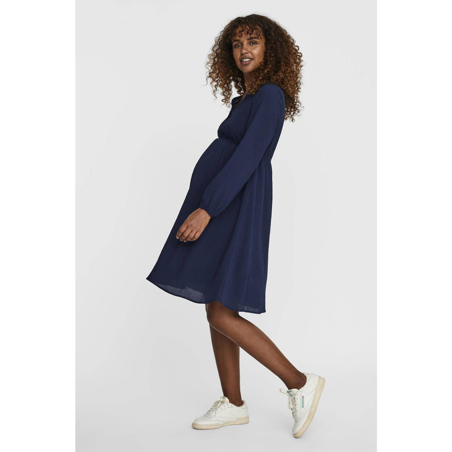VERO MODA MATERNITY zwangerschapsjurk VMMAYA donkerblauw