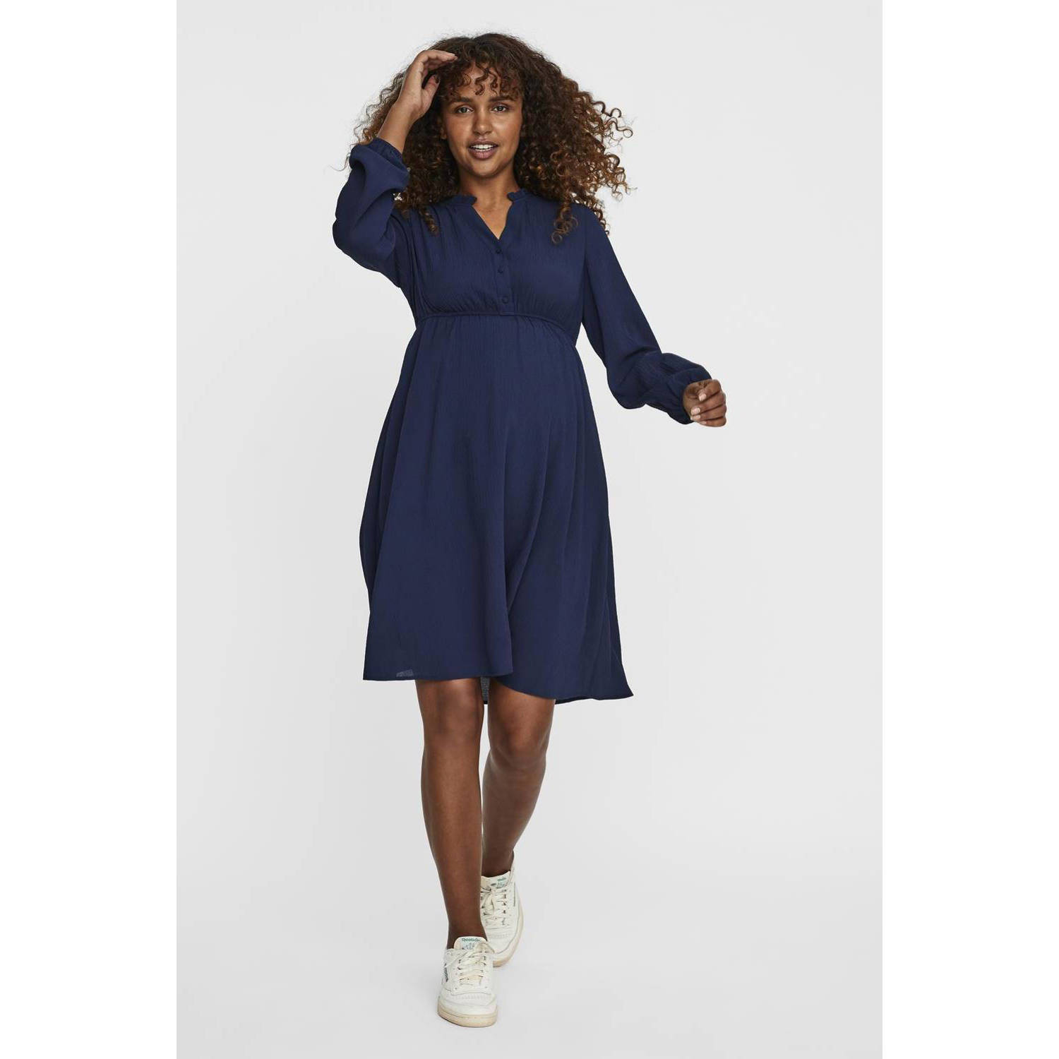 VERO MODA MATERNITY zwangerschapsjurk VMMAYA donkerblauw
