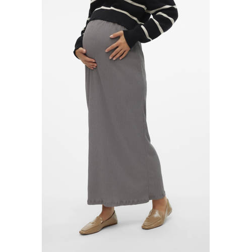 MAMALICIOUS maxi zwangerschapsrok grijs afbeelding