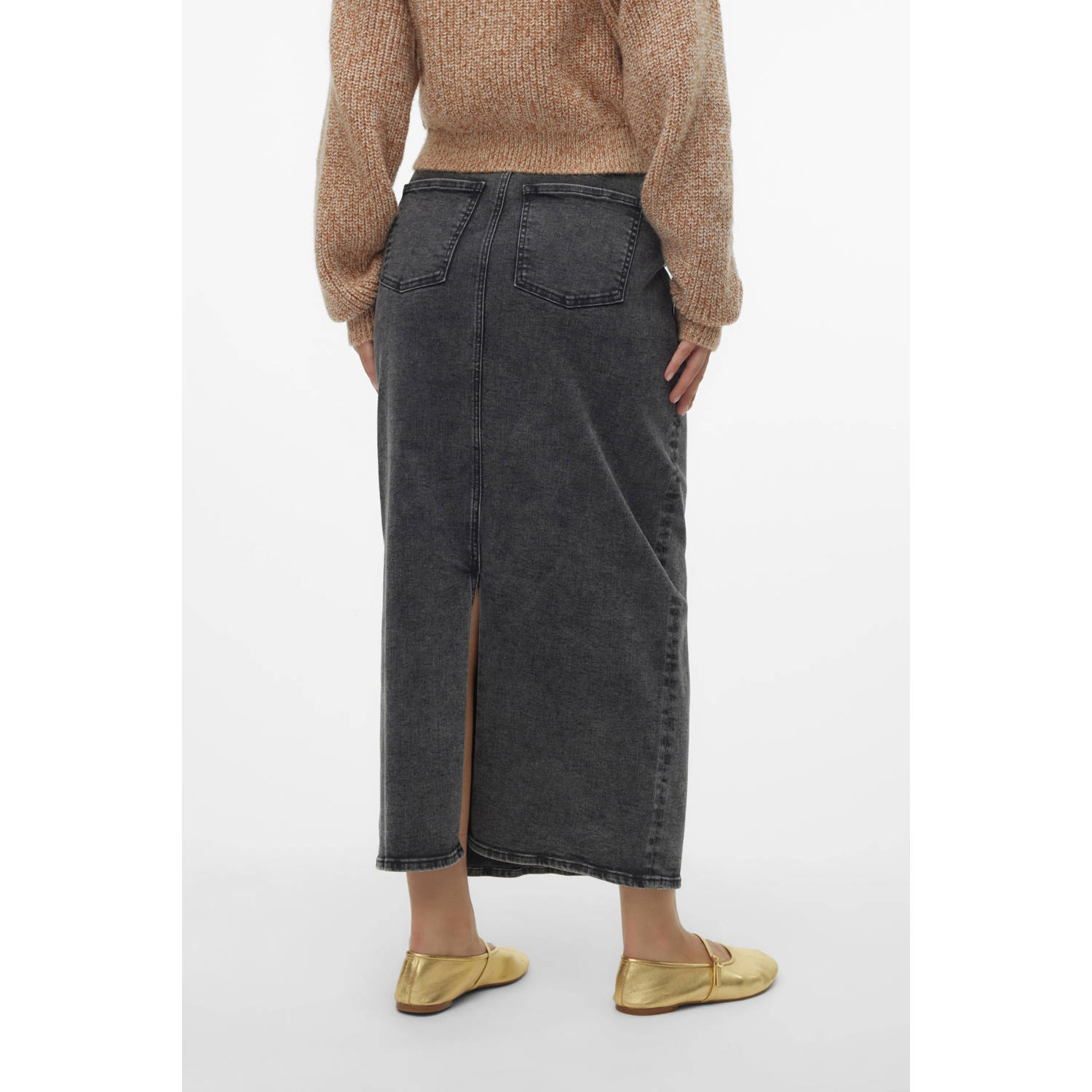 MAMALICIOUS zwangerschaps spijkerrok grey denim