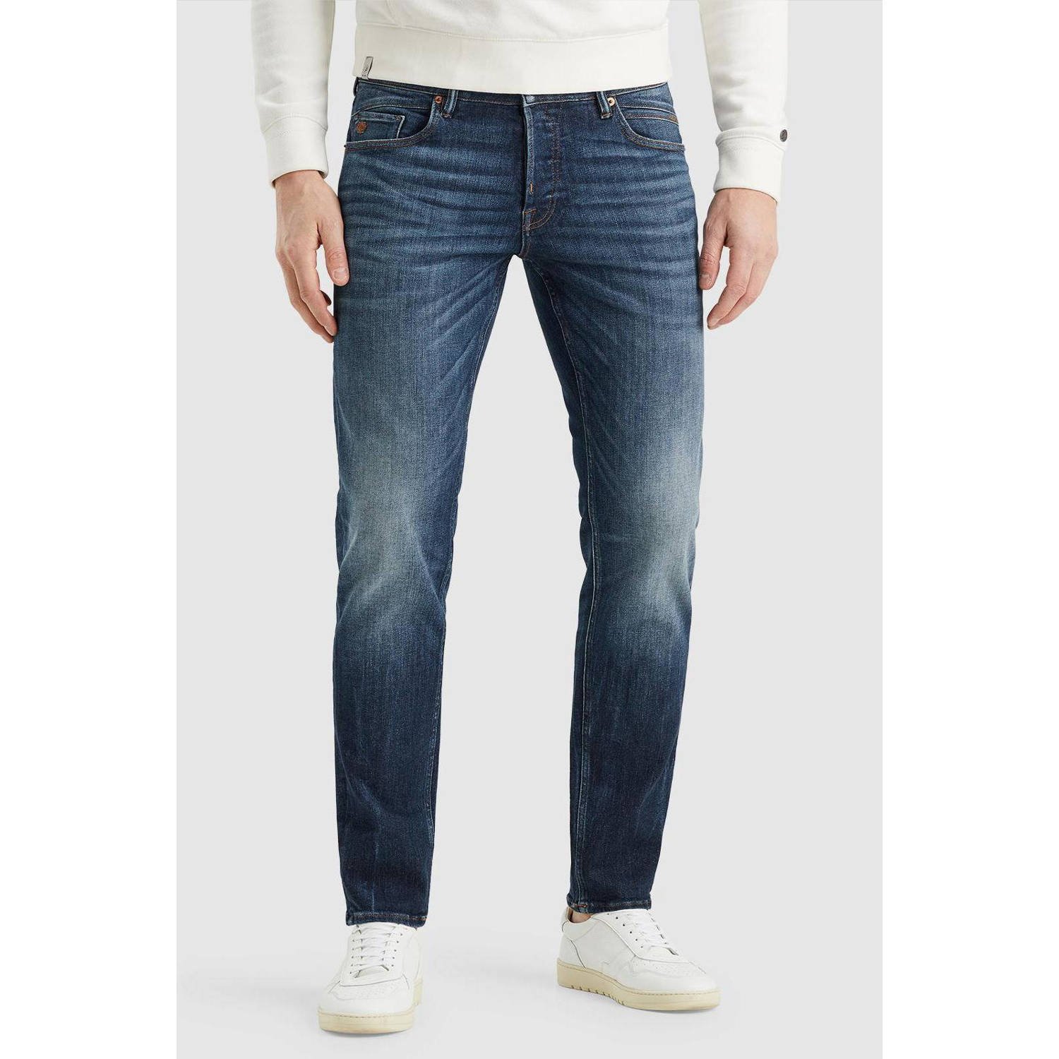 Cast Iron Tapered Indigo Royal Blue Jeans Blue Heren