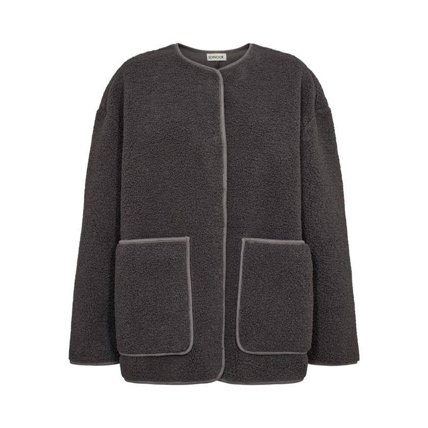 Sofie Schnoor lammy coat winterjas grijs