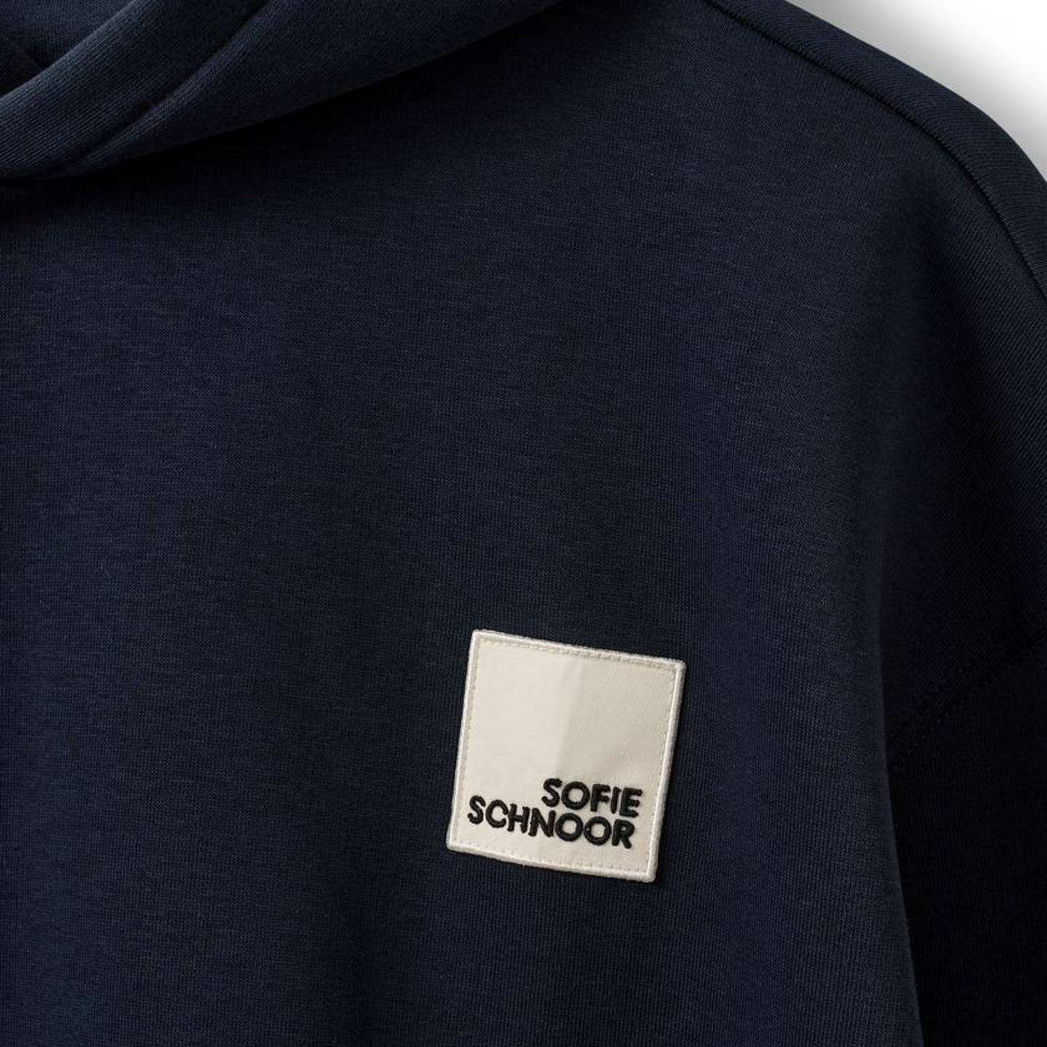 Sofie Schnoor hoodie donkerblauw