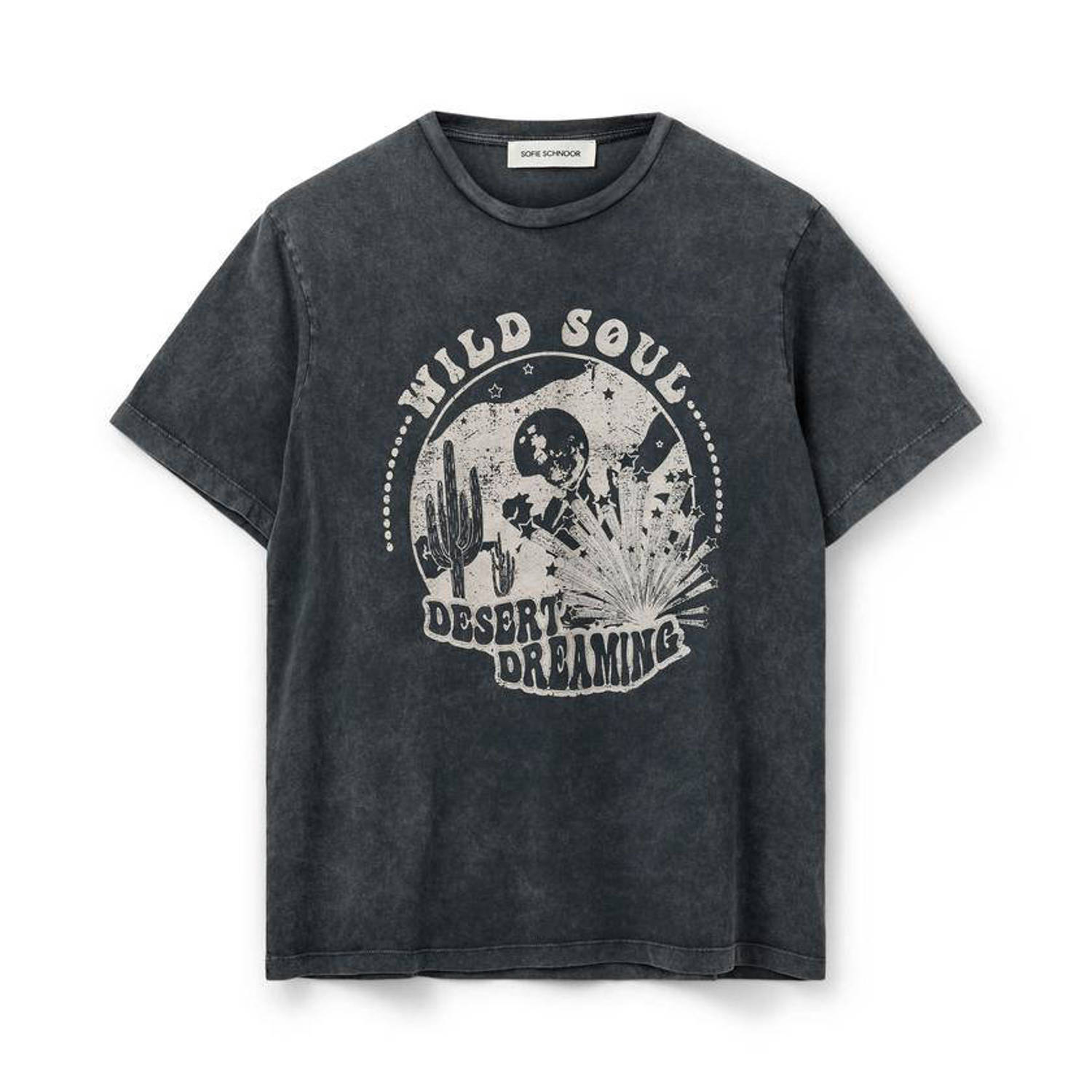 Sofie Schnoor T-shirt met printopdruk grijs