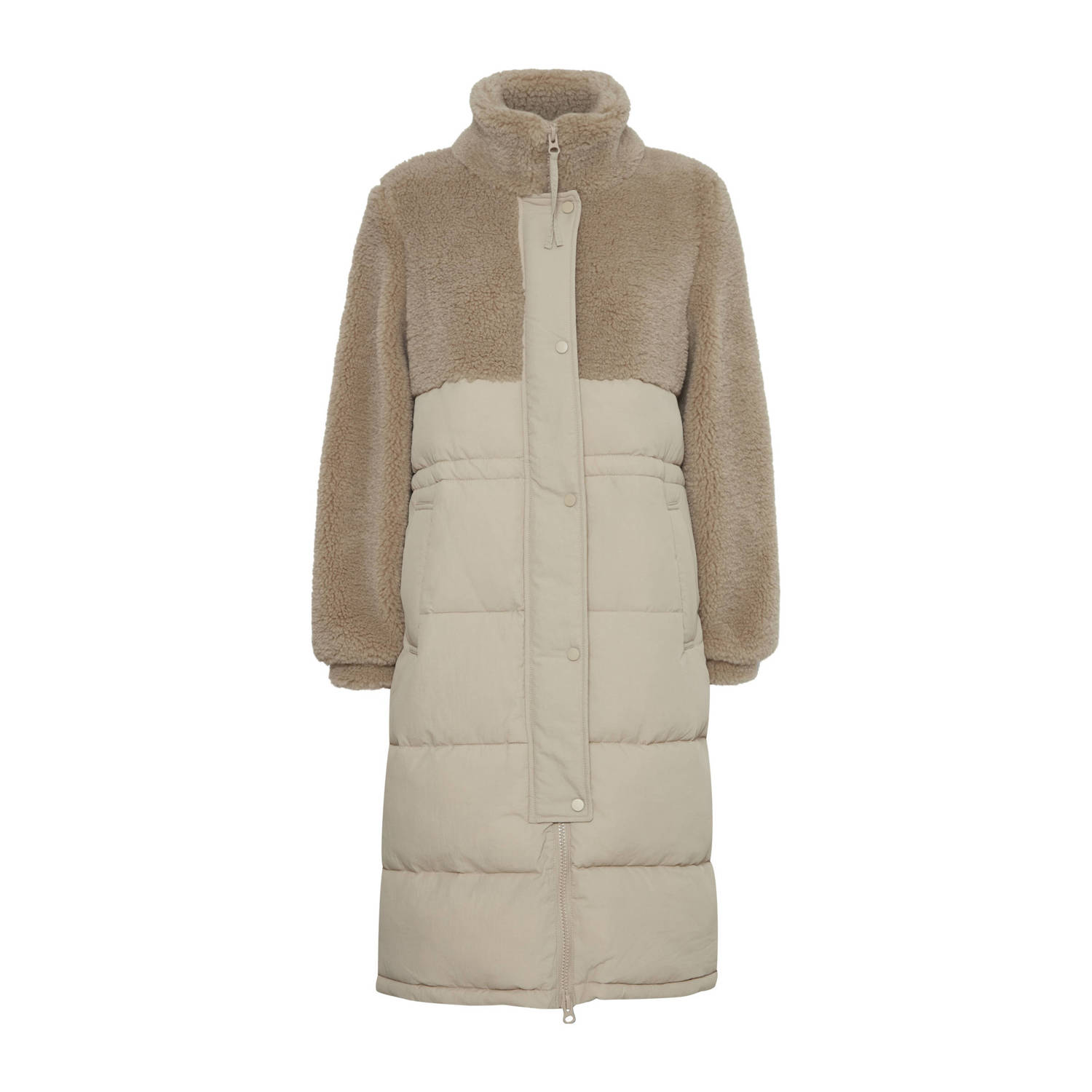 B.Young teddy winterjas beige