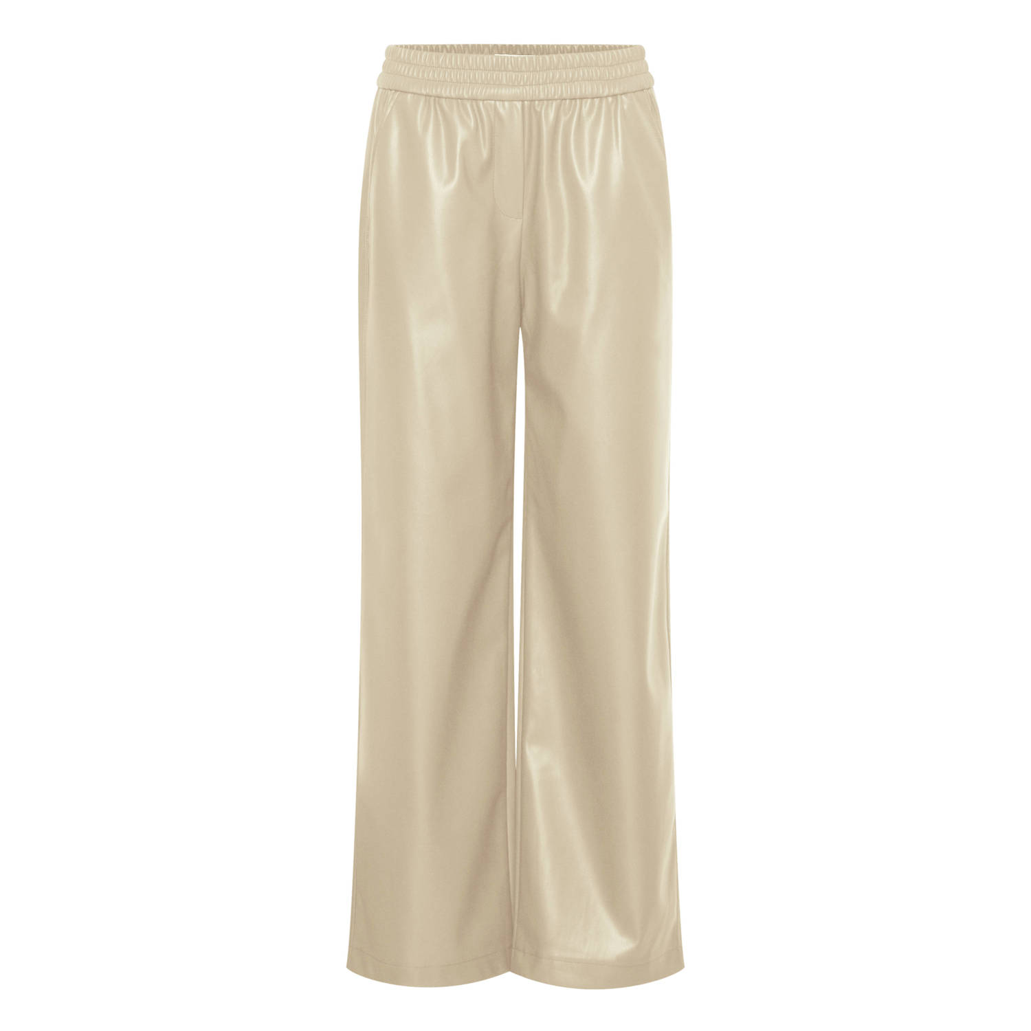 B.Young imitatieleren broek BYDAJA zand