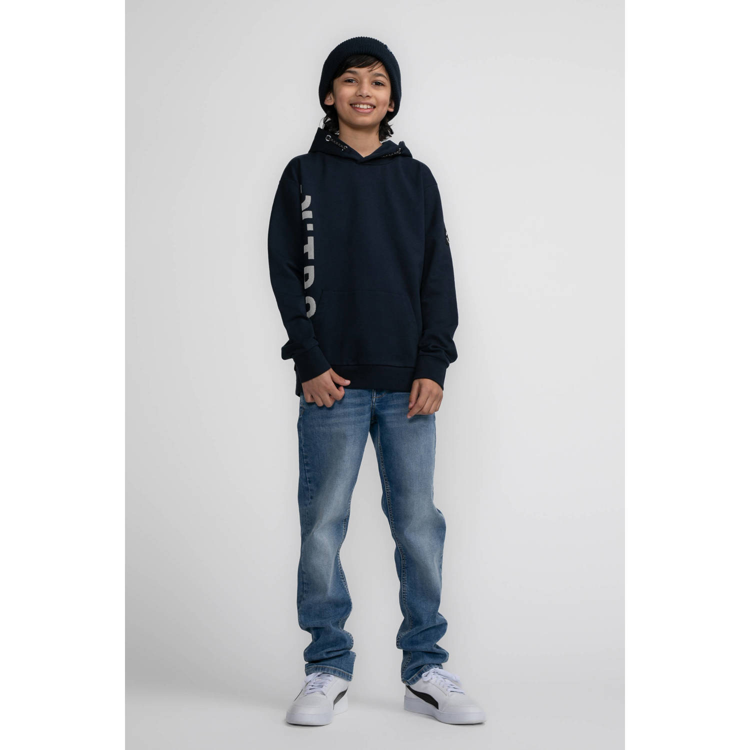 Petrol Industries hoodie blauw