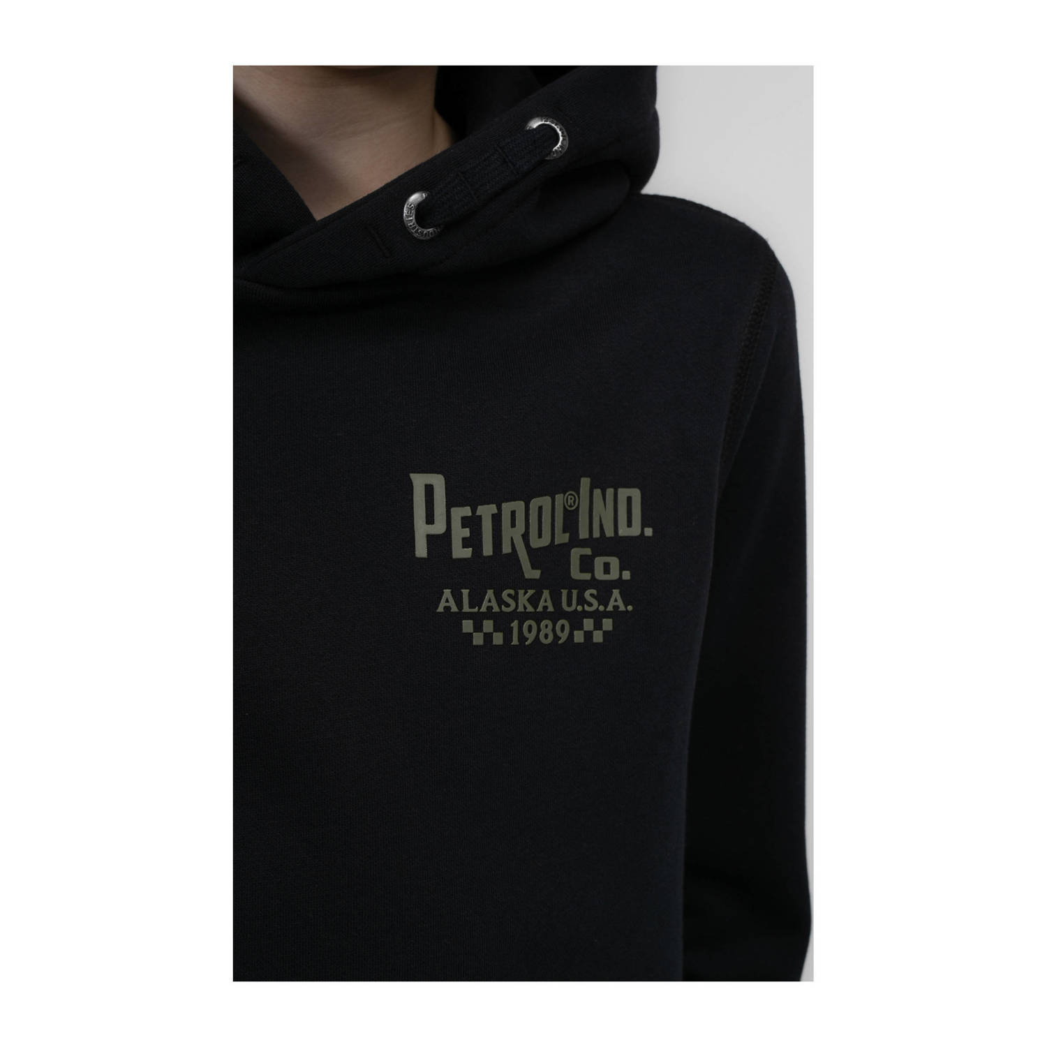 Petrol Industries hoodie zwart