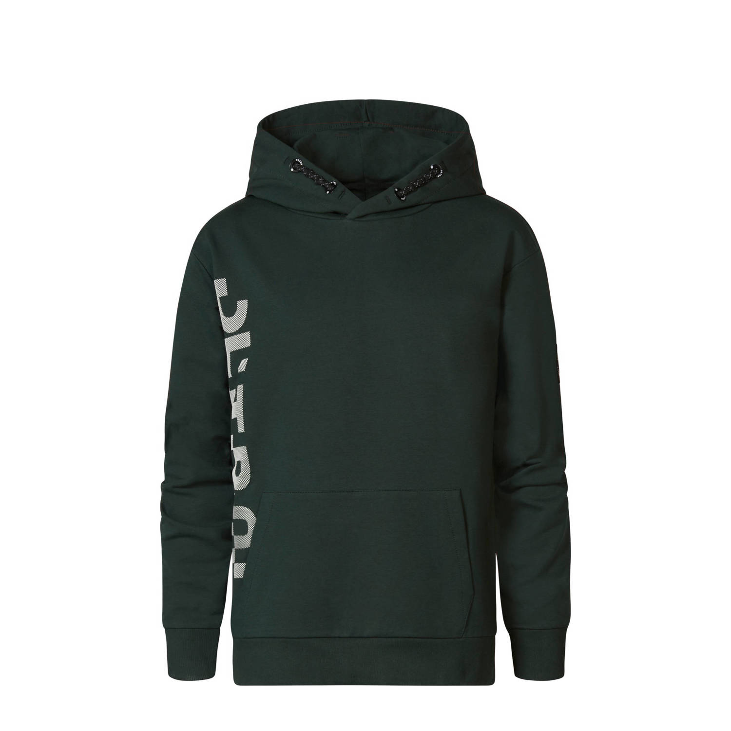 Petrol Industries hoodie groen Trui Jongens Sweat Capuchon Logo 164